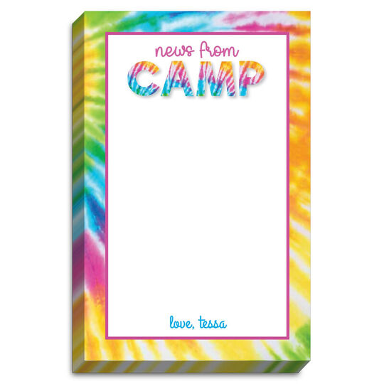 Tie-Dye Camp Chunky Notepad